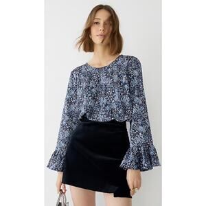 NEW J. Crew Winter Garden Top in Coventry Floral Size Small NWT